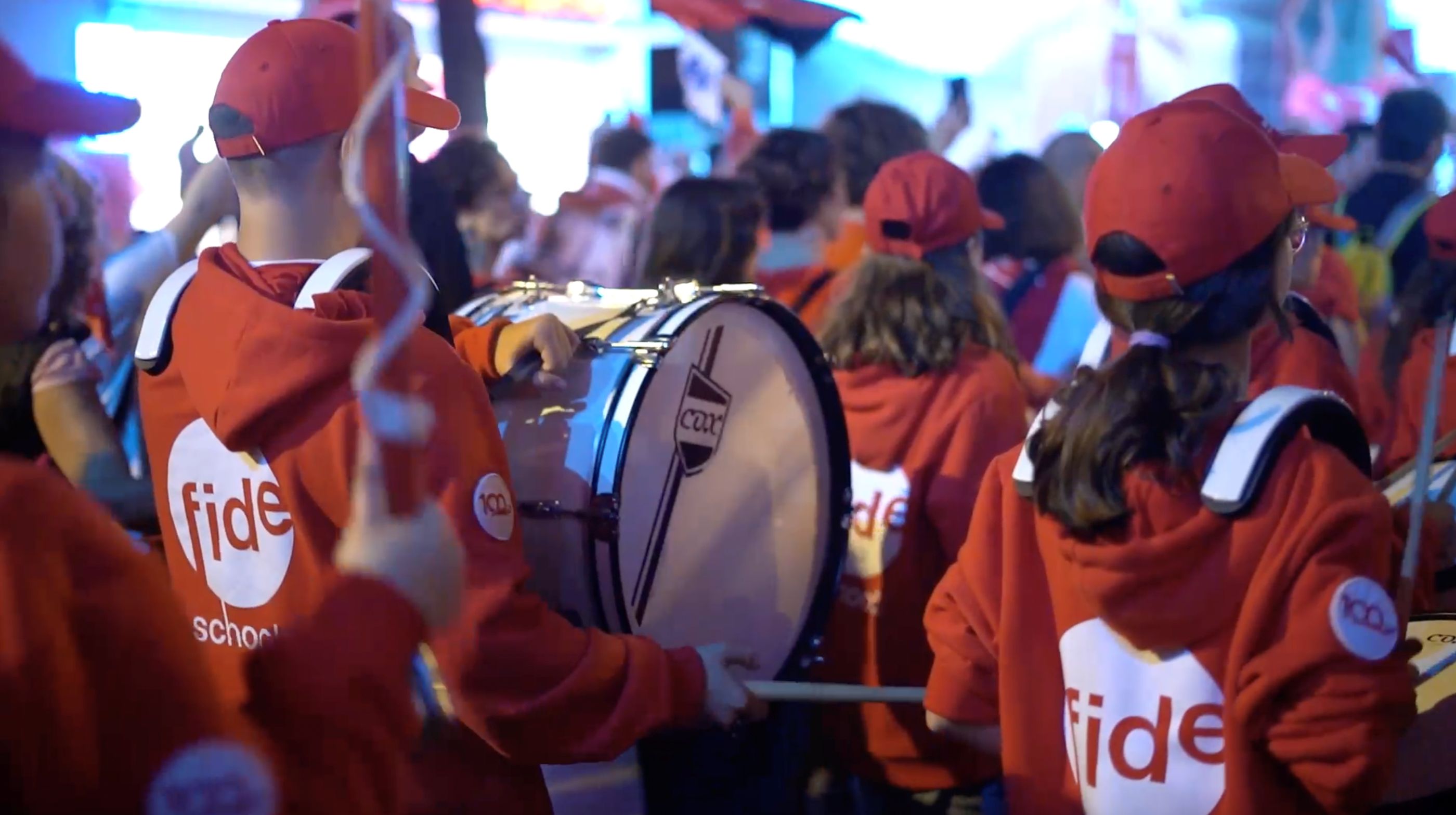 Fide Marching Band at the 100th Anniversary Republic March