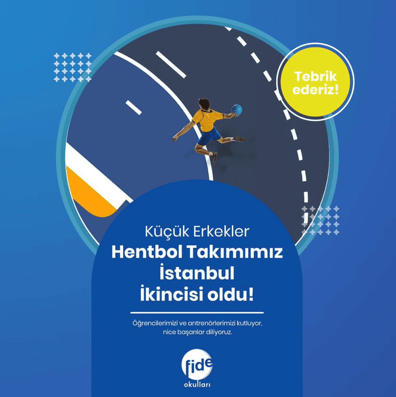 Küçük Erkekler Hentbol Takımımız İstanbul İkincisi oldu