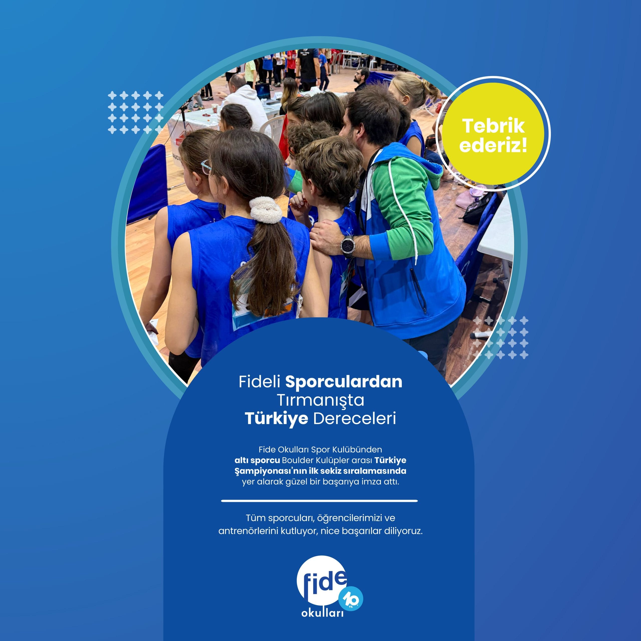 Fideli Öğrencilerden Tırmanışta Türkiye Dereceleri